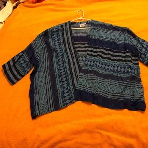 Marketplace India Blue Open Shawl